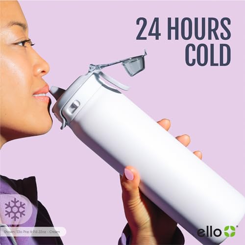 Stainless Steel Water Bottle with Leak Proof Lid, 22oz F571