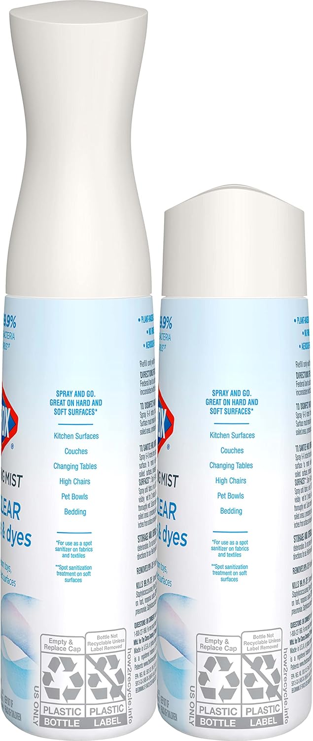 Disinfecting Mist Household Essentials, 2-Pack Spray and Refill K765772