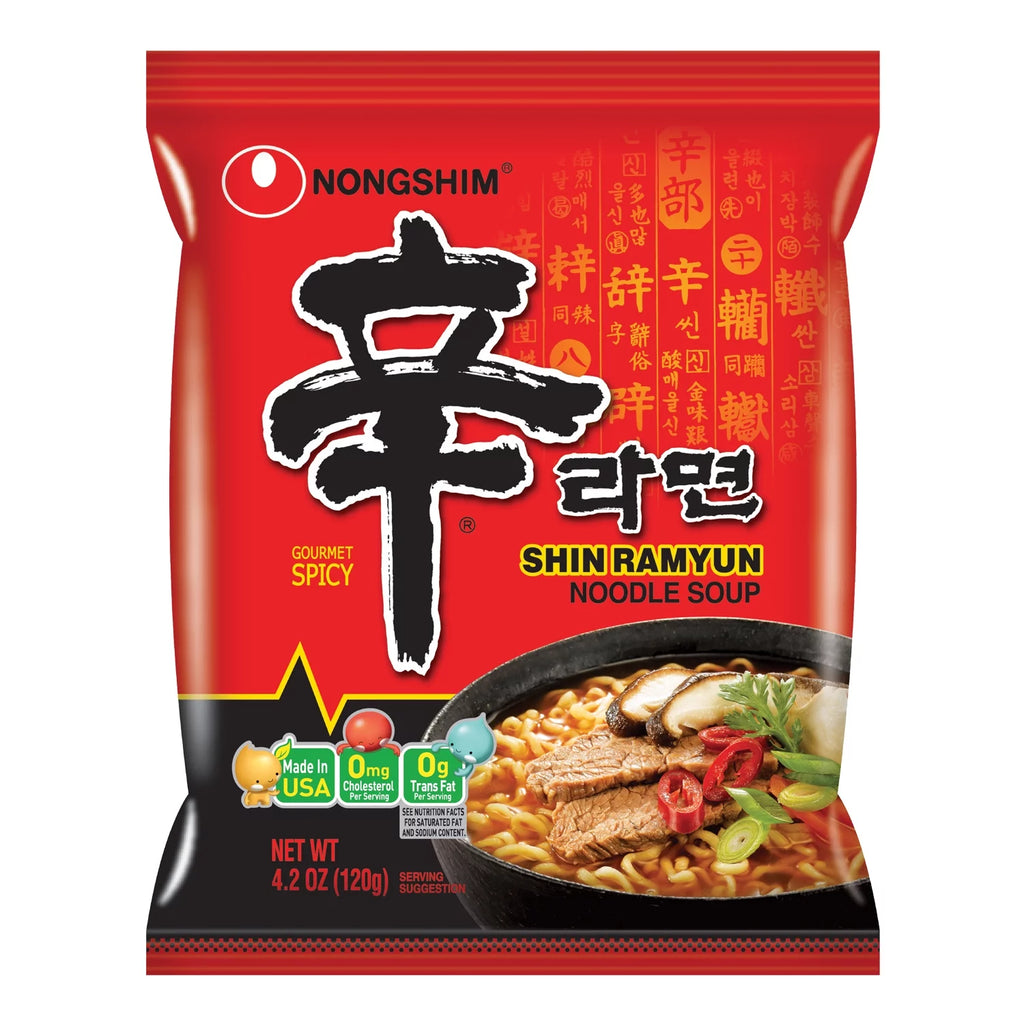 Nongshim Shin Ramyun, 4.20 Oz, 4 Ct (Pack of 16)