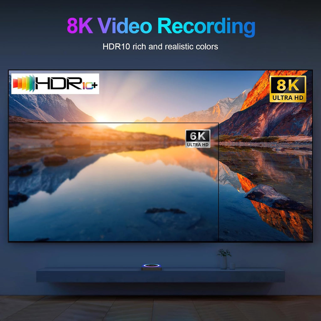 TV Box with 4GB RAM 64GB ROM, WiFi 6, HDR10 Y331347