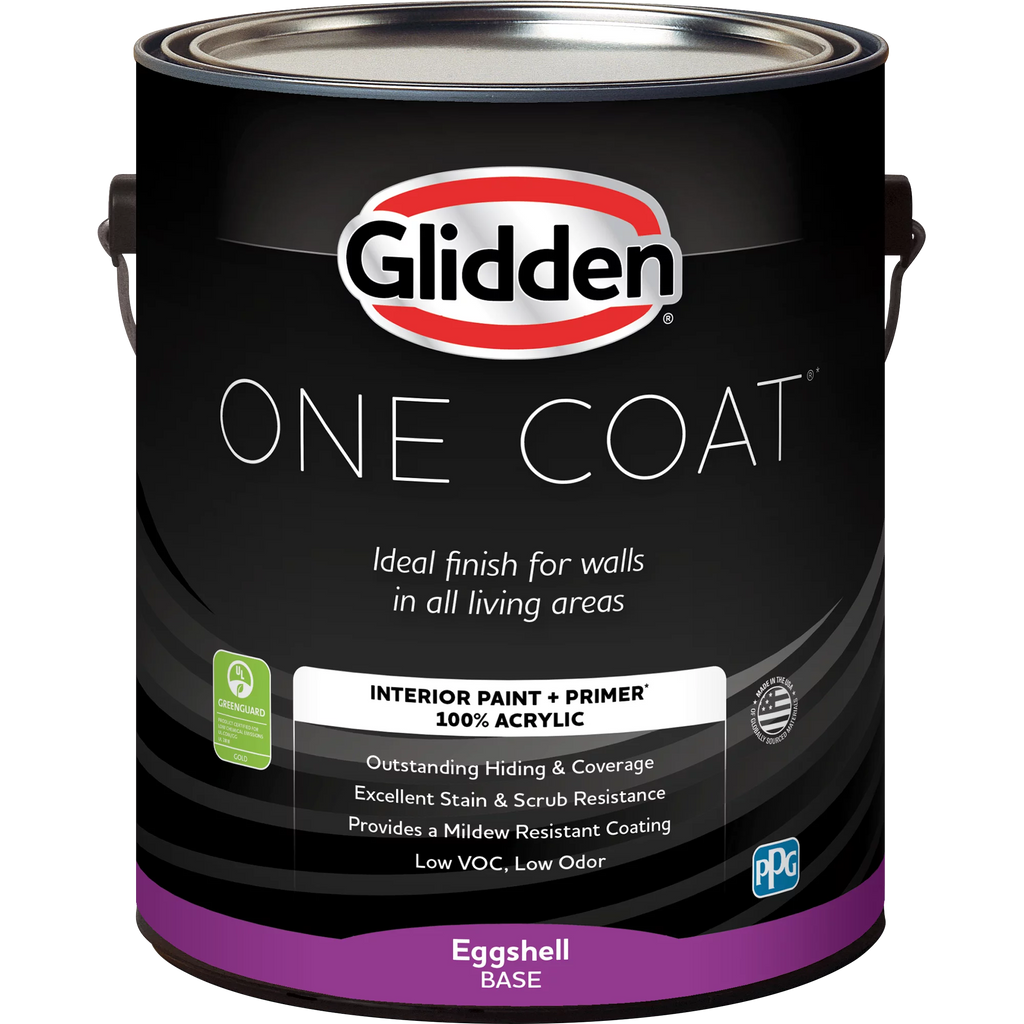 Interior Paint and Primer, Eggshell, 1 Gallon Y570858