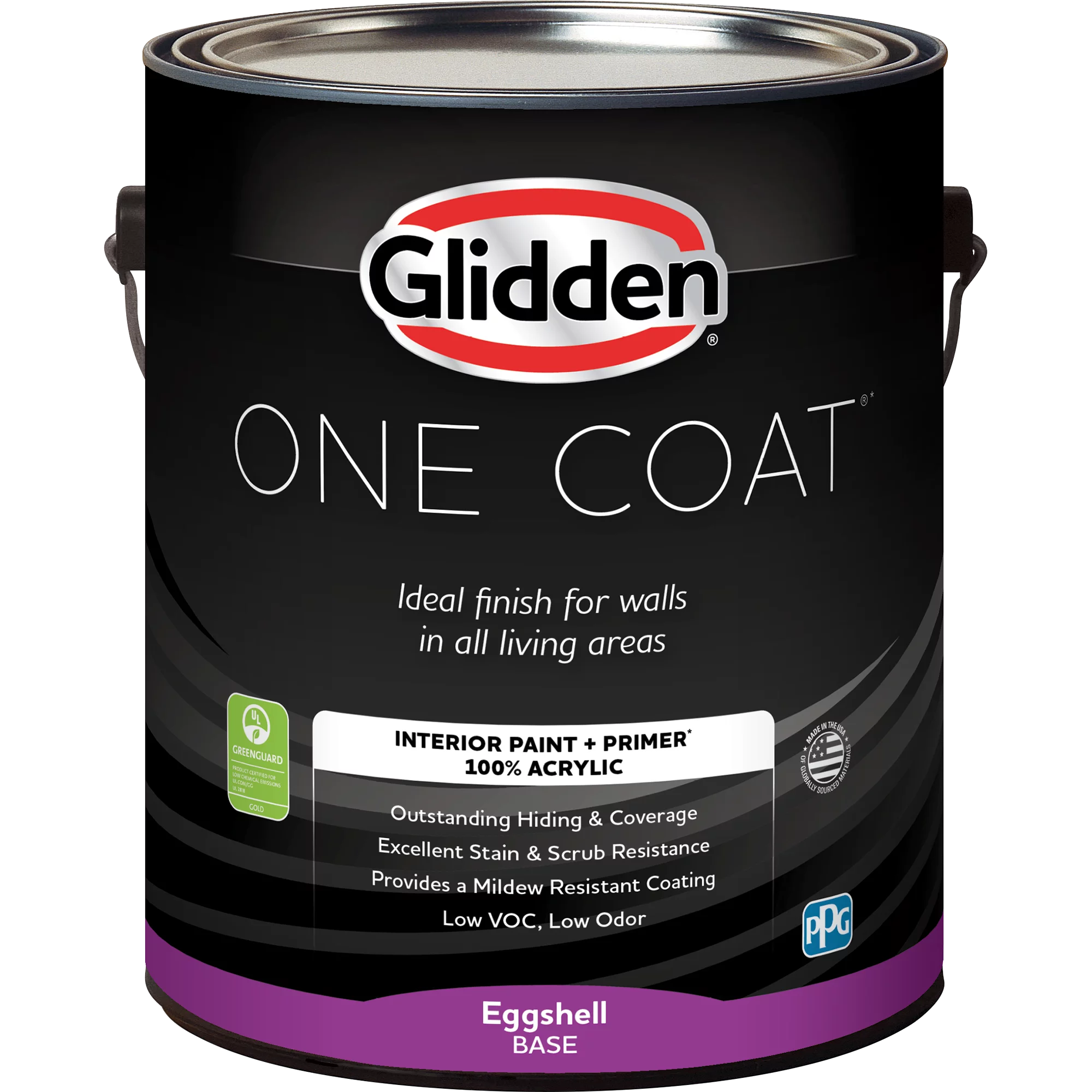 Interior Paint and Primer, Eggshell, 1 Gallon Y570858