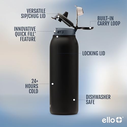 Stainless Steel Water Bottle with Leak Proof Lid, 22oz F571