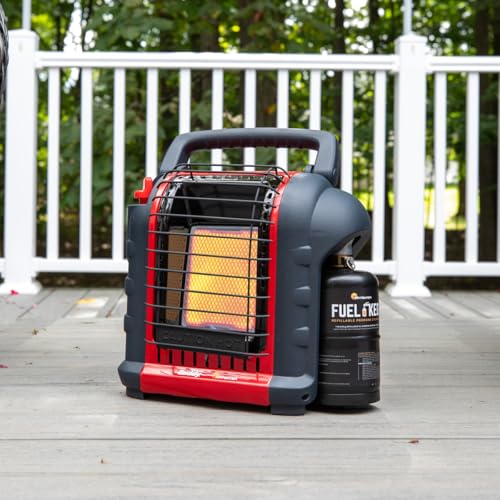 Portable Propane Radiant Heater, 4,000-9,000 BTU Indoor-Safe G8796