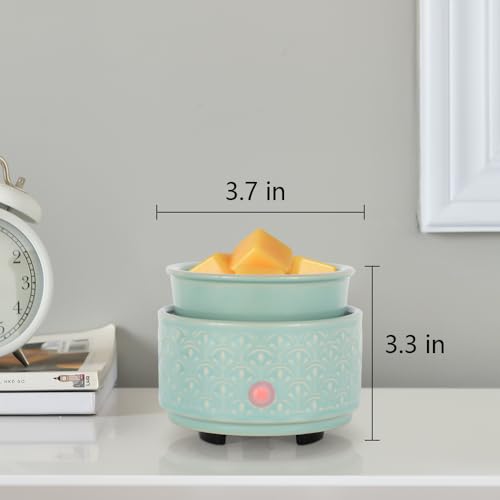 Ceramic Wax Melt Warmer, 3-in-1 Electric Fragrance Candle Burner Y224