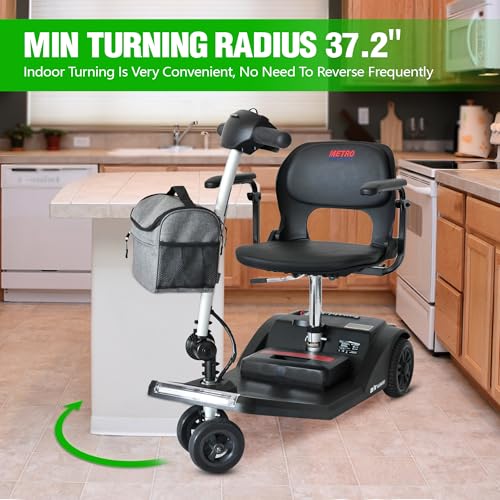 Folding Electric Mobility Scooter for Adults with Detachable Battery U226274