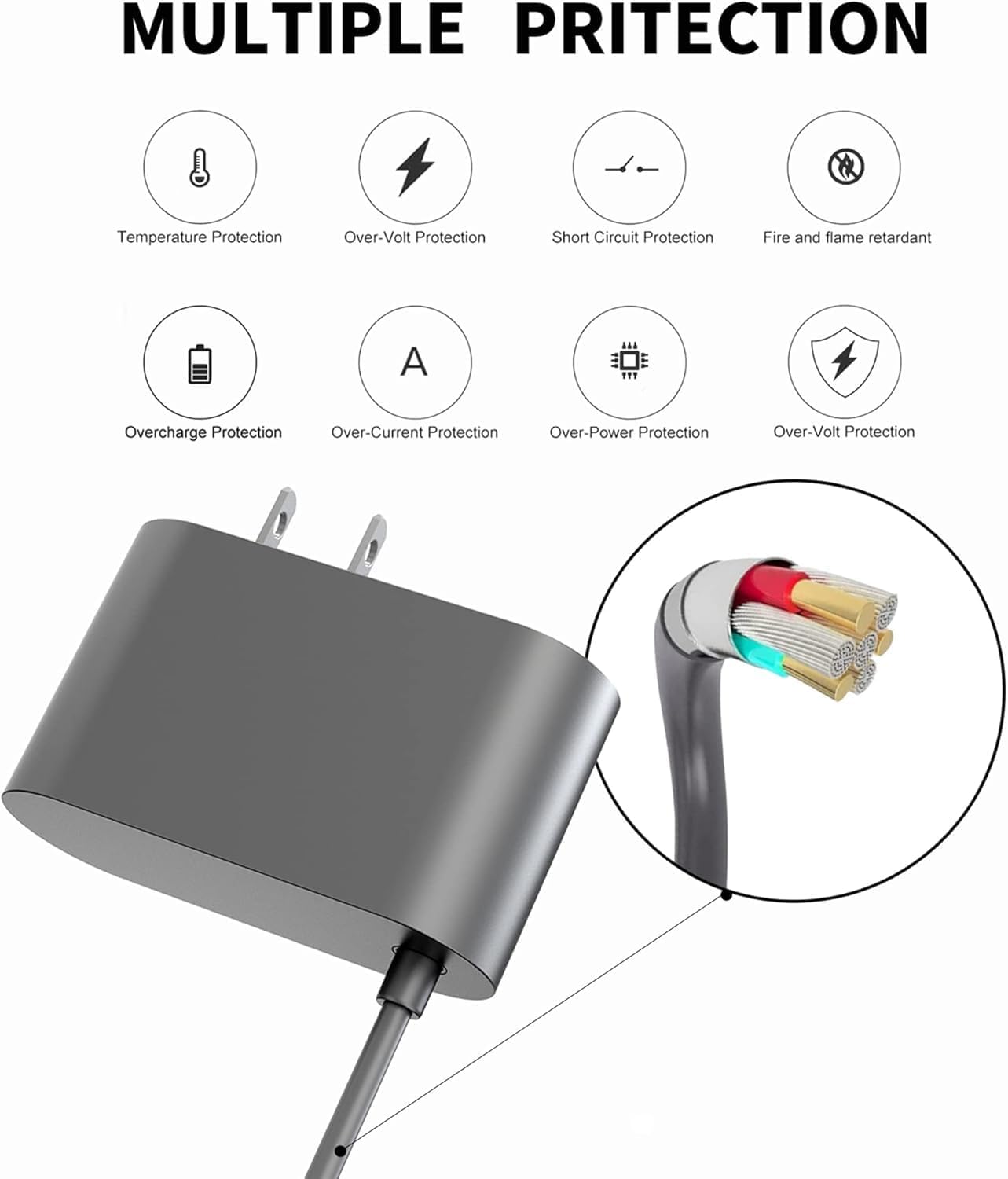 26.1V Replacement Charger for Cordless Vacuum Cleaner V6 V7 V8 Q466329
