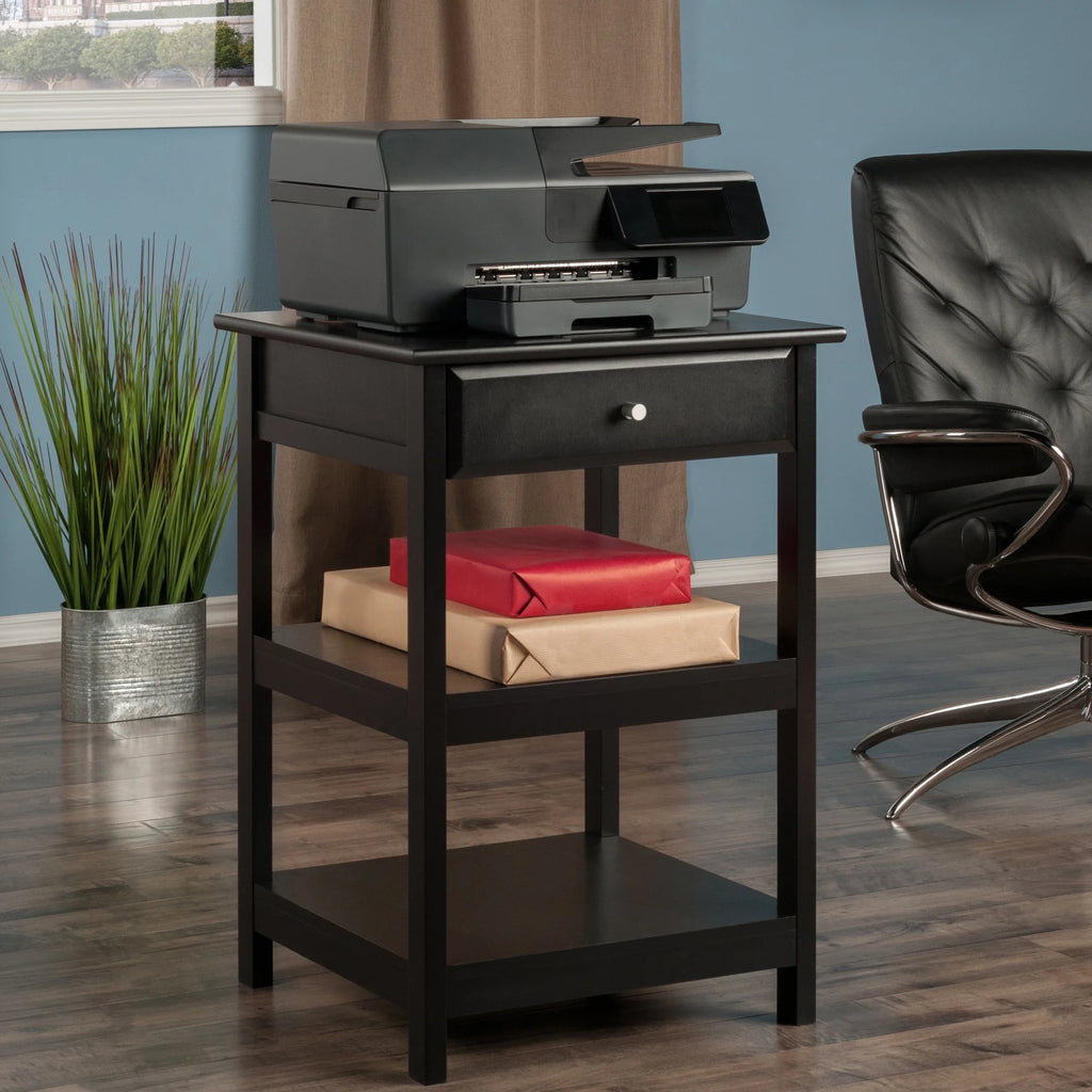 Printer Stand, Black Finish C7091