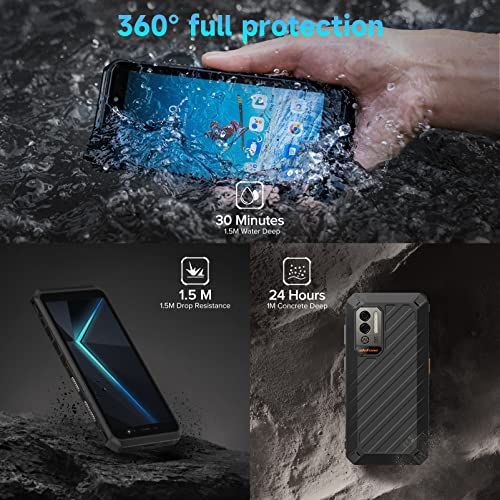 Rugged Smartphone 8150mAh Battery 16MP Underwater Camera IP68 Waterproof 4G Dual SIM Unlocked Z4166