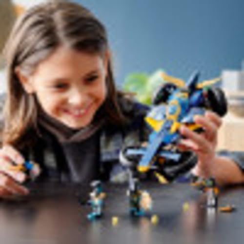 Ninja Sub Speeder Building Kit Amphibious Car Toy with Minifigures W420