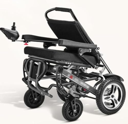 Foldable Electric Wheelchair for Adults, 360° Joystick Control, 300lbs Capacity W8032