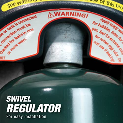 Portable Propane Radiant Heater, 4,000-9,000 BTU Indoor-Safe G8796