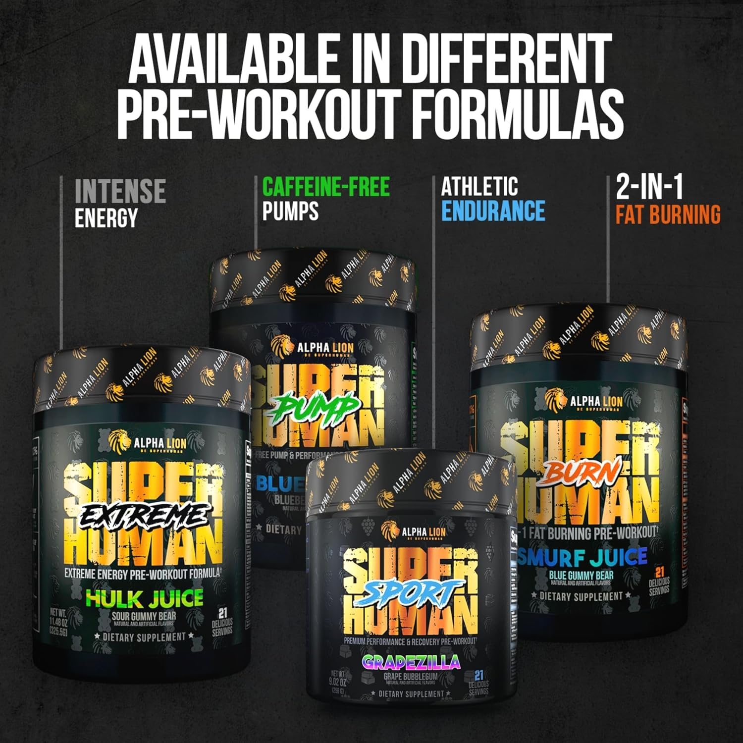 Pre Workout Powder with Beta Alanine, L-Taurine & Caffeine for Energy and Focus T26931