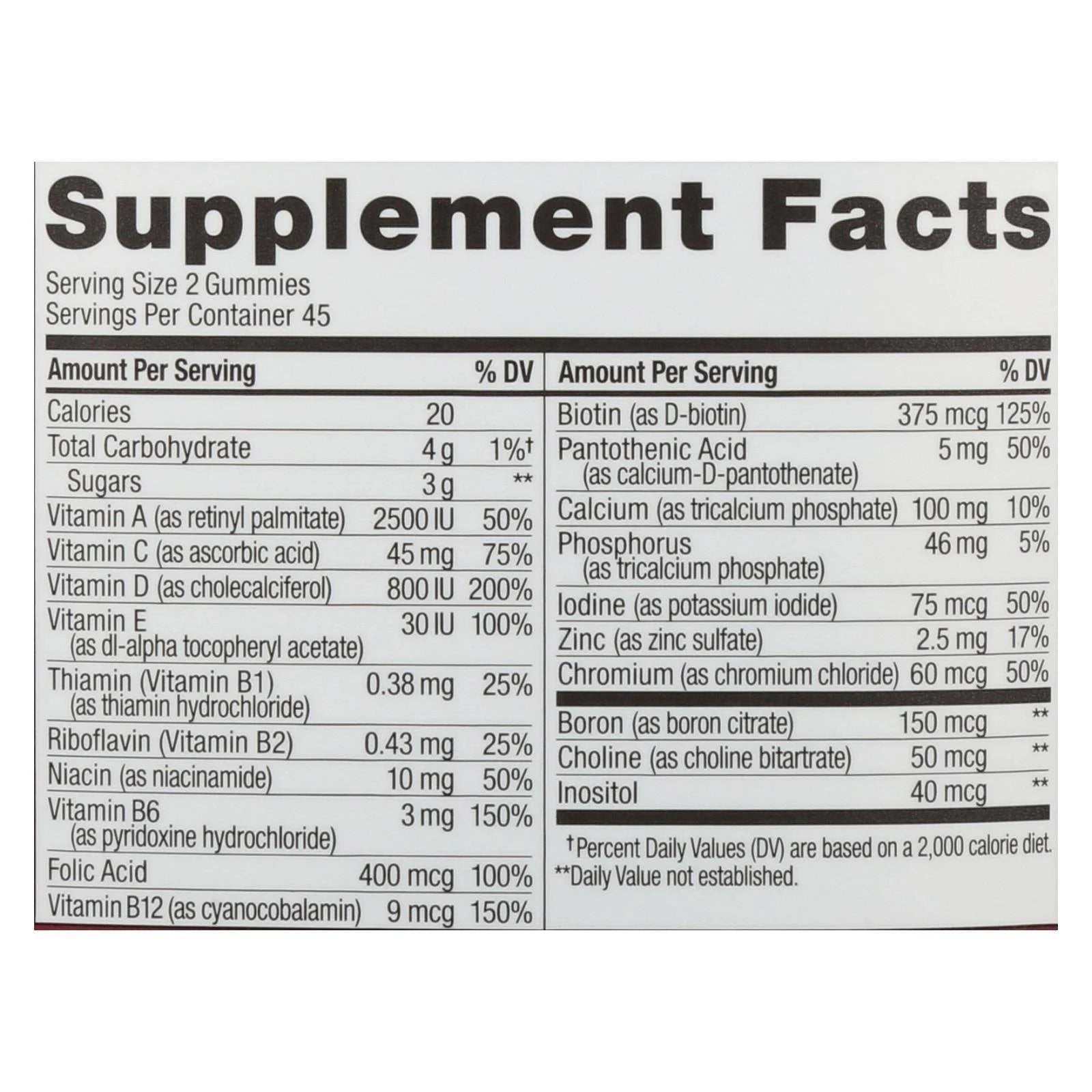 Women’s Multivitamin Berry, 90 Count B91405