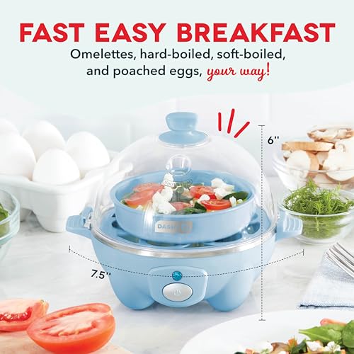 6 Egg Capacity Electric Egg Cooker with Auto Shut Off - Black U471