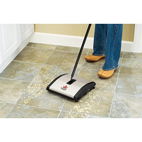 Carpet and Floor Sweeper with Dual Rotating Brushes and Corner Edge Brushes O48916