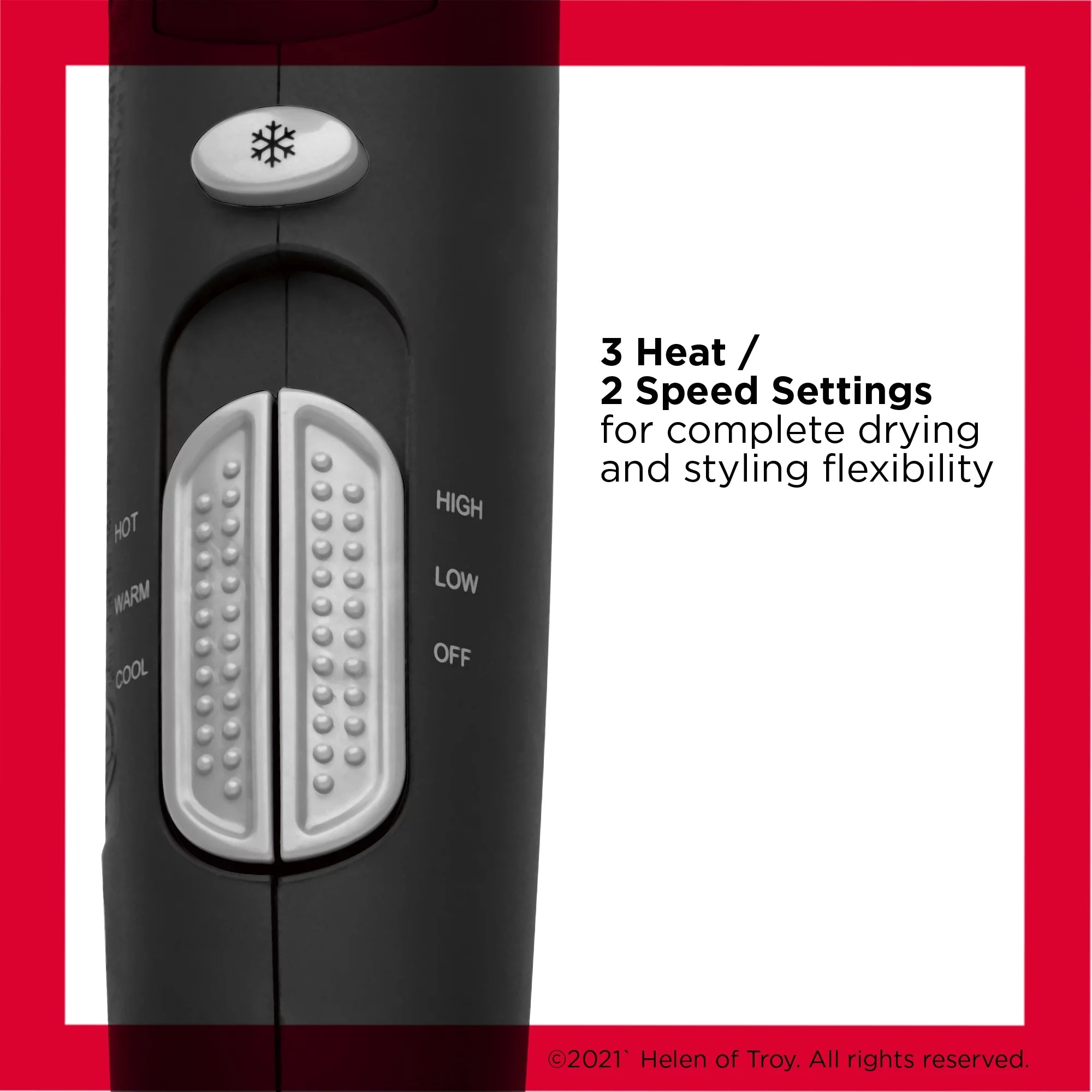 Ceramic Hair Dryer with Retractable Cord, Black C6788