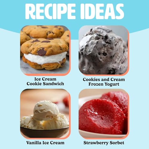 Mini Ice Cream Maker for Sorbet, Gelato & Frozen Yogurt K100