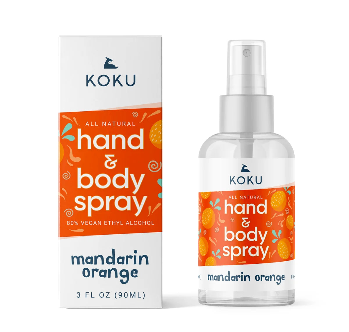 Citrus Hand & Body Spray Variety Pack, 3 Travel-Size Bottles L2050