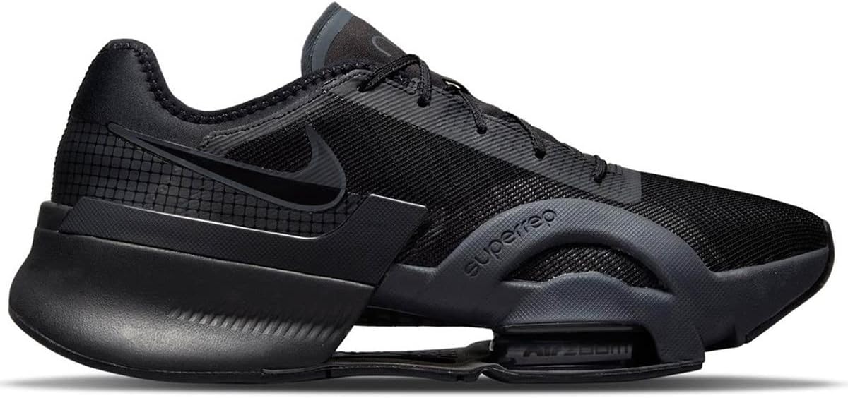 Men's Running Trainers Sneakers, Black Q20040