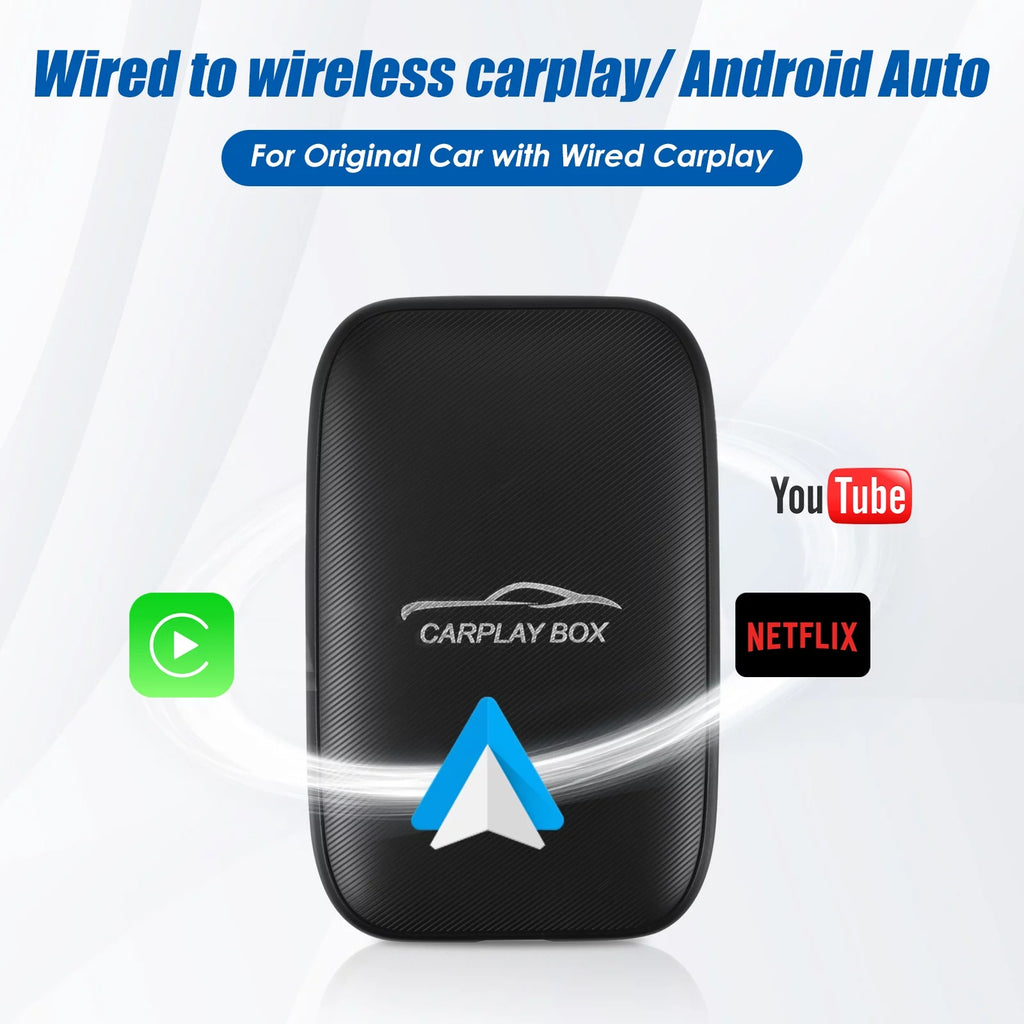 Wireless CarPlay Android Auto Multimedia Video Dongle for Cars L8497