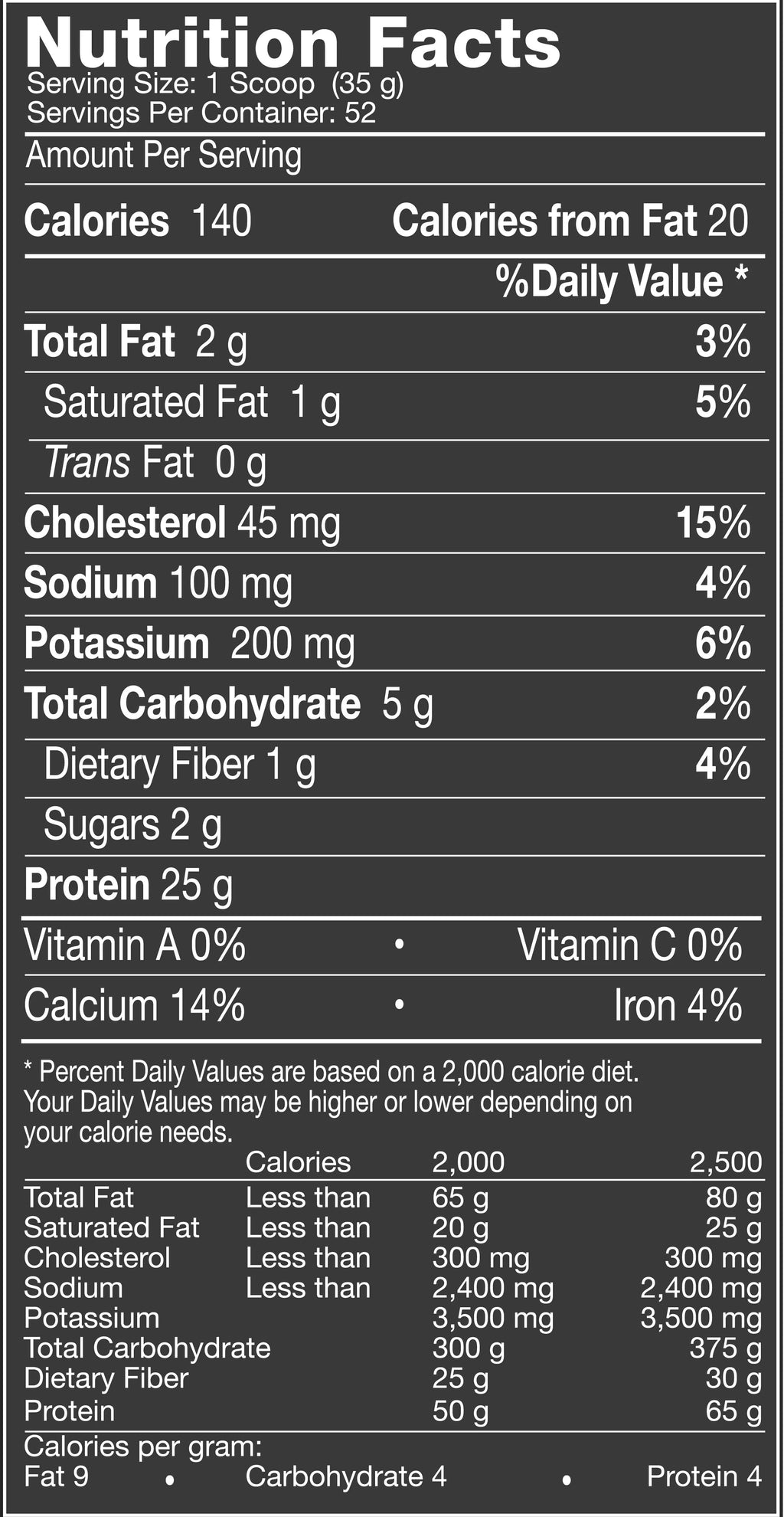 Cookies & Cream Protein Powder, 4 Lb S595554
