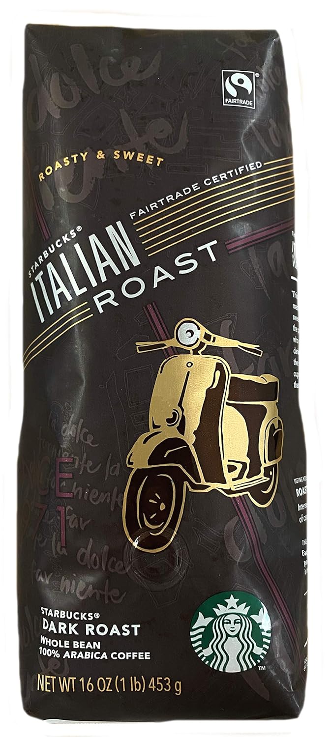 Starbucks Italian Roast Coffee Whole Bean Dark Roast