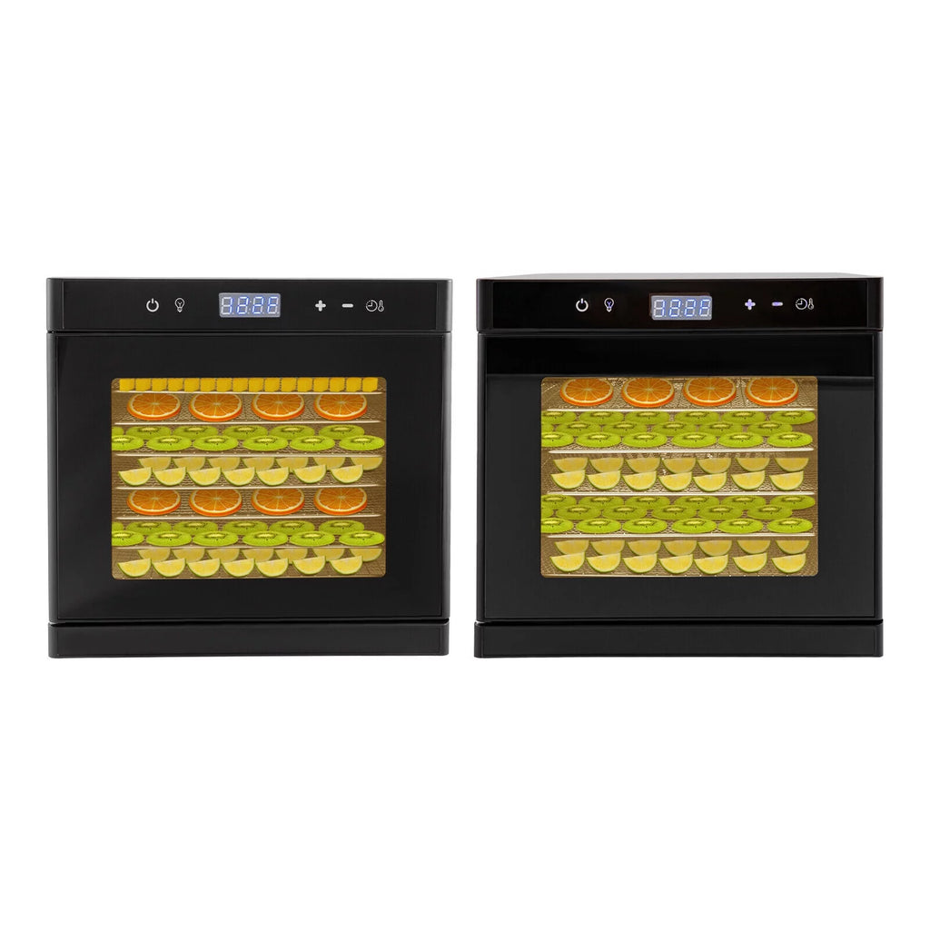 6/8 Tray Food Dehydrator Stainless Steel Meat Fruit Vegetable Dryer T69795