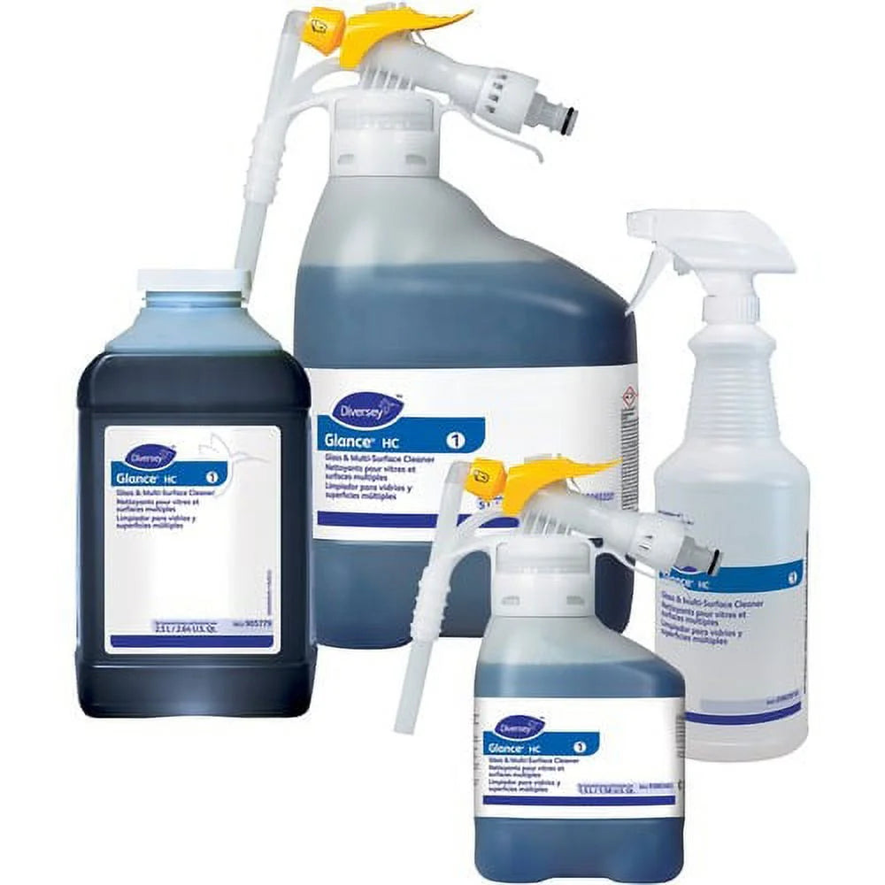 Glass and Multi-Surface Cleaner Concentrate, 84.5 fl oz, Ammonia Scent P5171