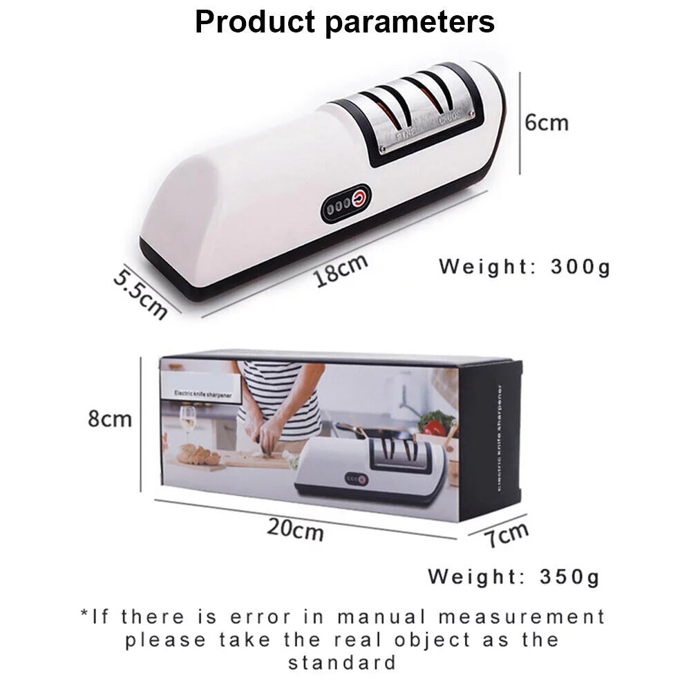 Electric Knife Sharpener 3 Speed Sharpening System A16038