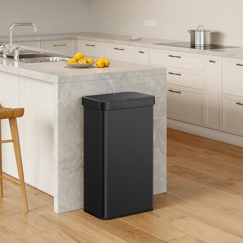 Touchless Motion Sensor Trash Can, 13.2 Gallon, Brushed Stainless Steel A497976