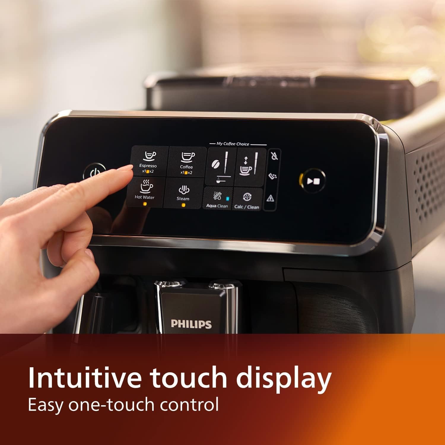 Fully Automatic Espresso Machine with Milk Frother and Touch Display F511