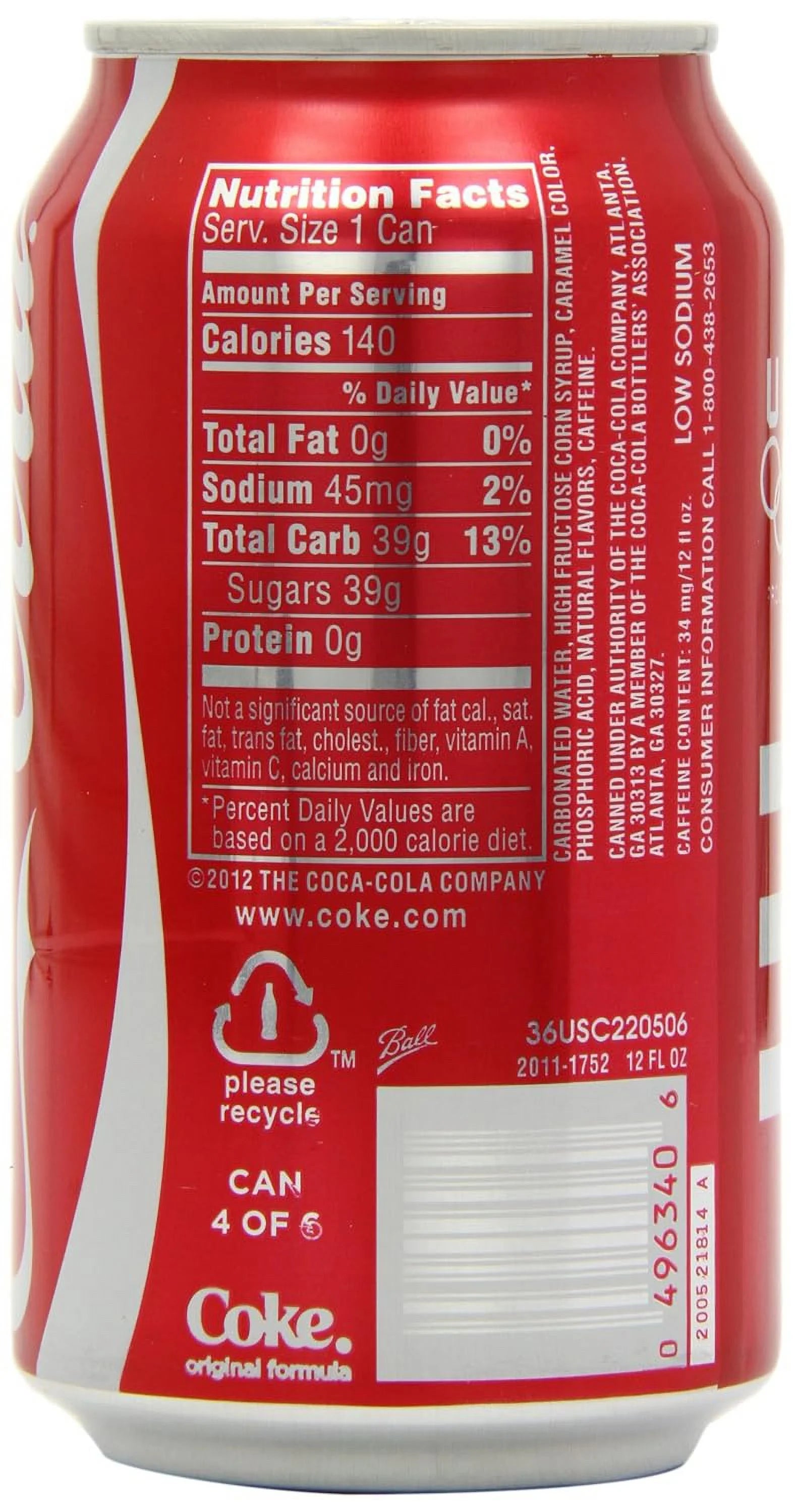 Cola Soda 12-Count Fridge Pack 12 Fl Oz B893014