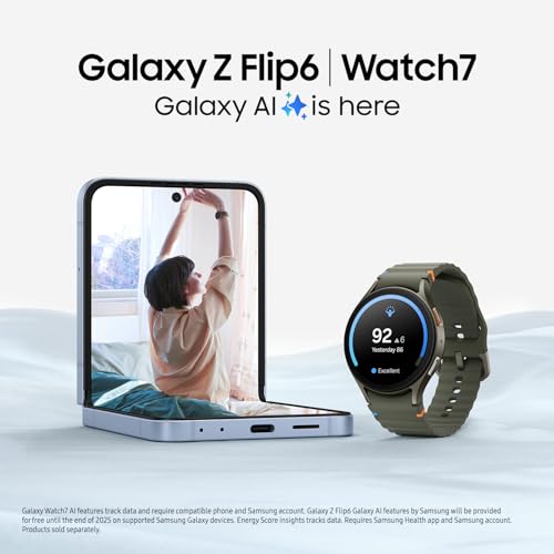Galaxy Z Flip 6 AI Cell Phone, 256GB Unlocked Android Smartphone, Foldable Design T55062