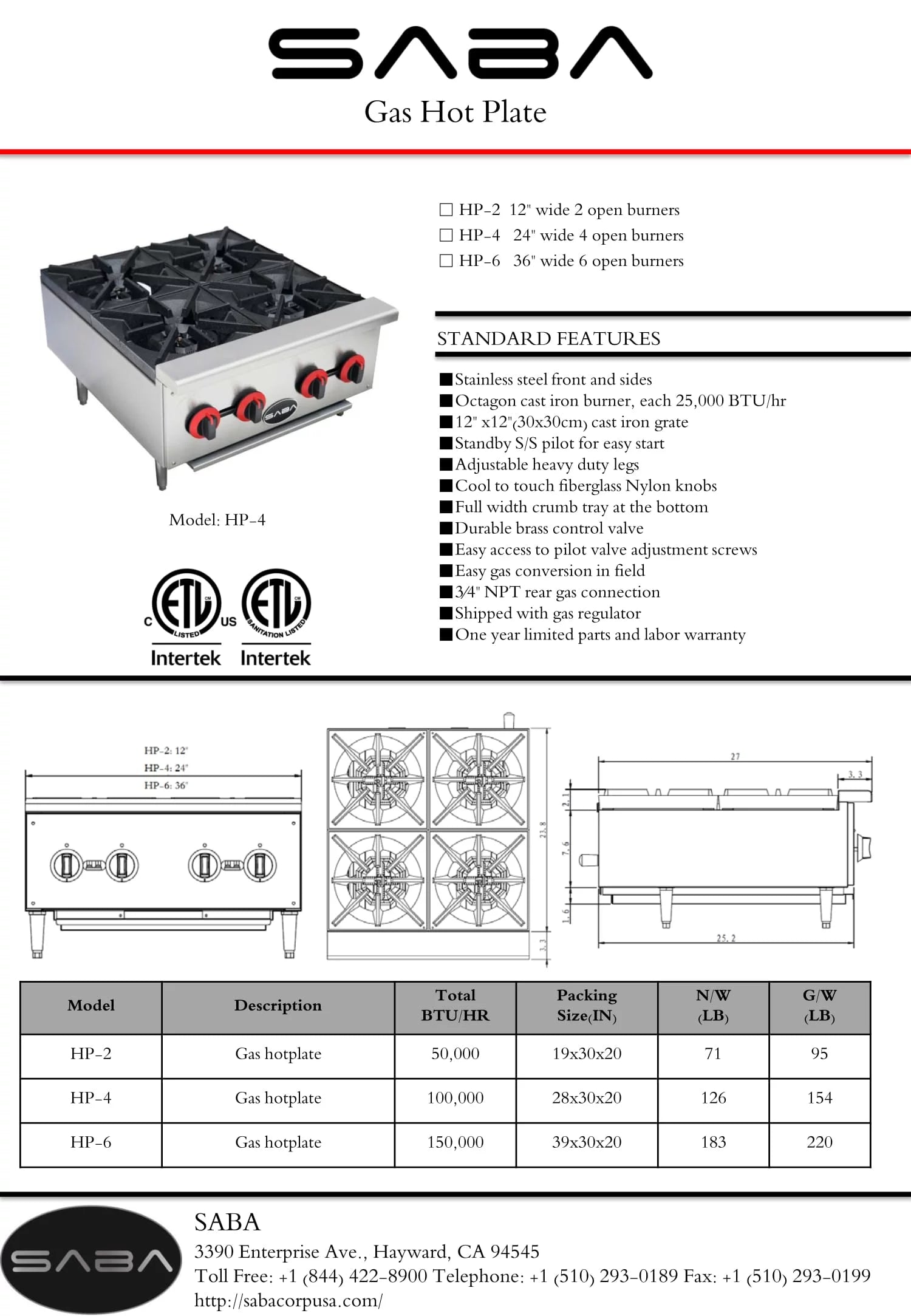 Heavy Duty Commercial 2 Burner Hot Plate X93445