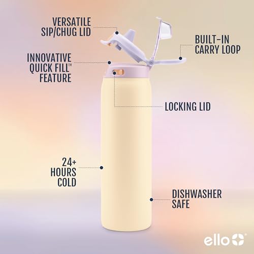 Stainless Steel Water Bottle with Leak Proof Lid, 22oz F571