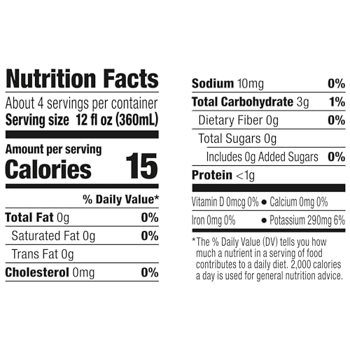 Cold Brew Coffee, Unsweetened Black Coffee, 48 FL OZ B94014