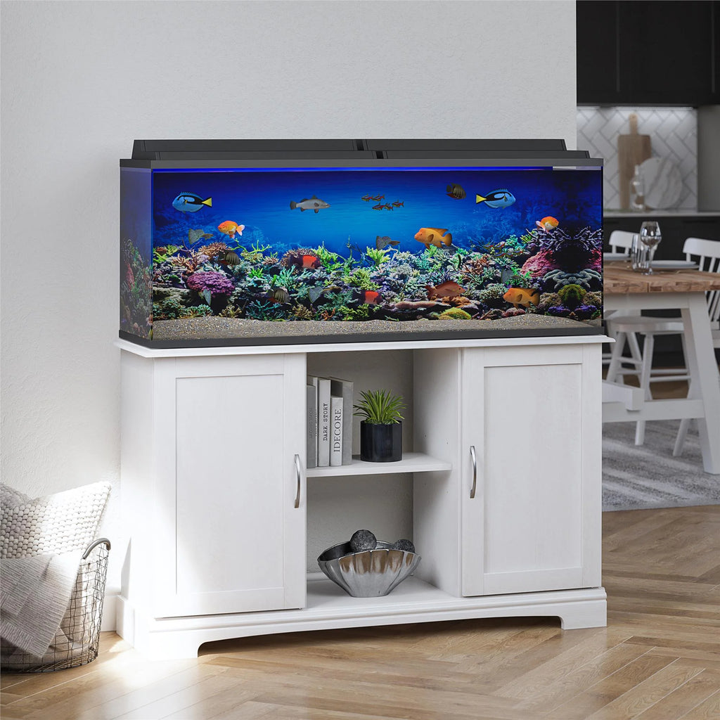 Aquarium Stand, Ivory Oak D297926