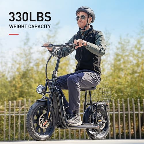 Electric Scooter with Seat, Long Range, Adjustable Handlebar, Dual Suspension V27936