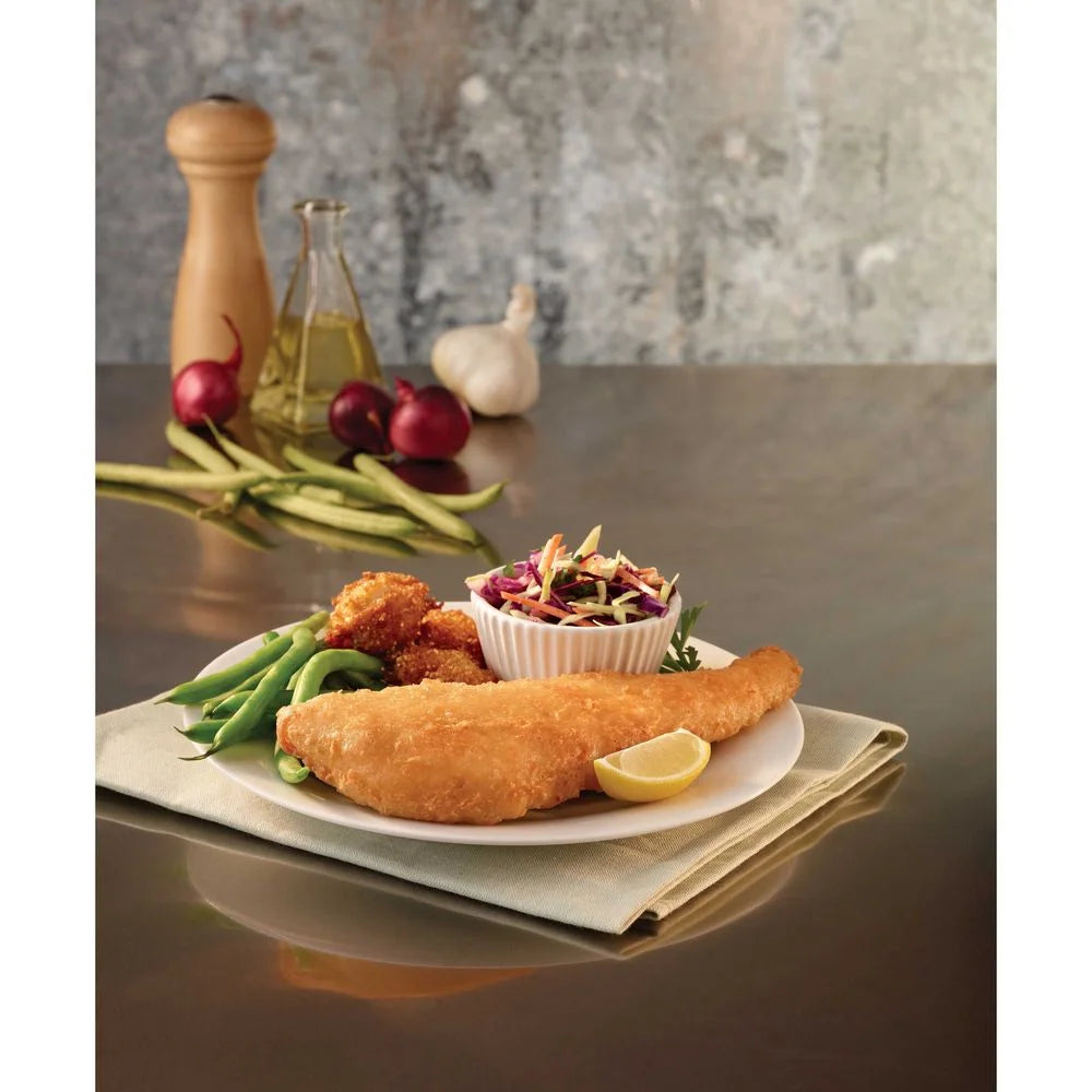 Boneless Alaska Cod Fillets, Beer Battered, 10 Pound T9860