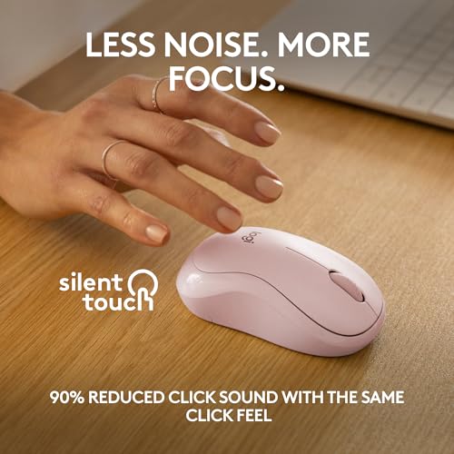 Wireless Mouse, 2.4GHz USB Receiver, 12-Month Battery, 1000 DPI Optical Tracking I608686