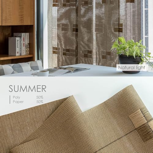 Adjustable Sliding Track Vertical Blinds for Windows, Room Dividers S278