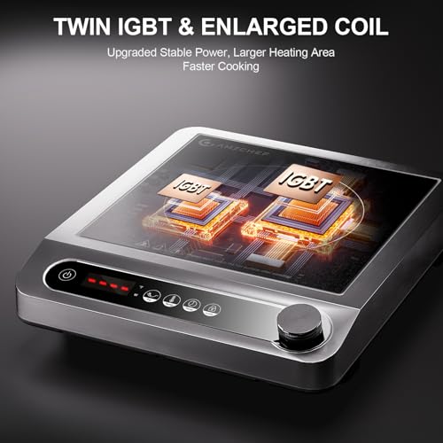 Induction Cooktop, 1800W Portable Burner with Timer Y4884