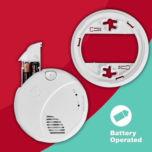 Battery Powered Smoke Detector & Carbon Monoxide Alarm K53456