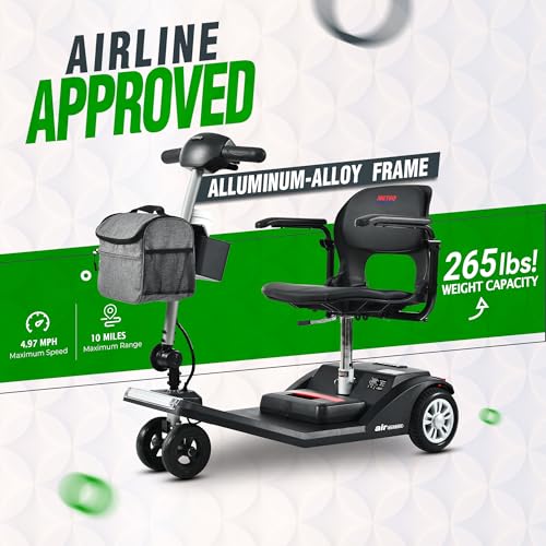 Folding Electric Mobility Scooter for Adults with Detachable Battery U226274