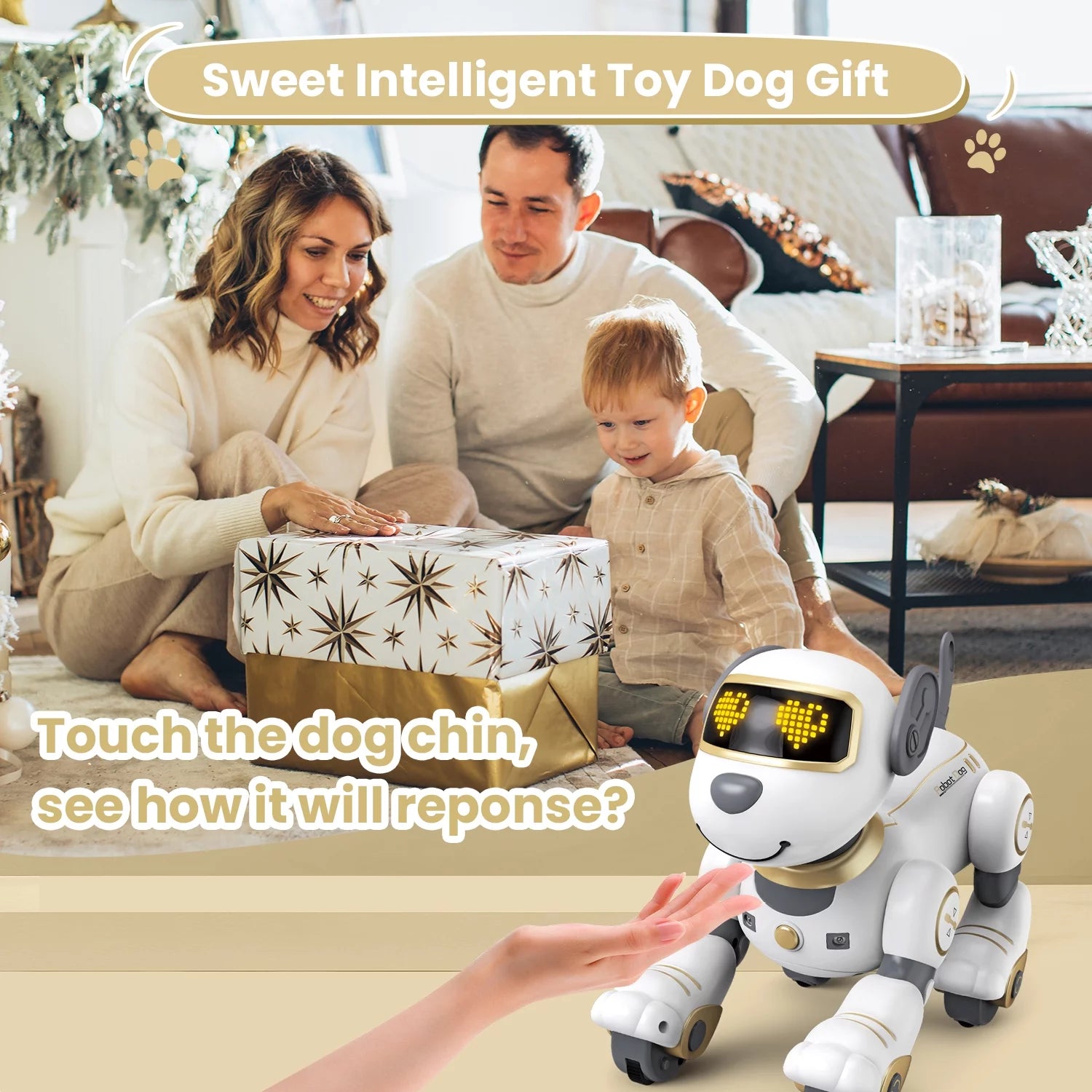 Remote Control Robot Dog for Kids Interactive Robotic Pet D6522