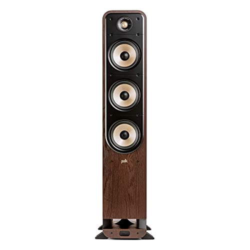 Polk Signature Elite ES30 Center Channel Speaker - Hi-Res Audio Certified, Dolby Atmos & DTS:X Compatible, 1" Tweeter & Two 5.25" Woofers, Dual Power Port for Effortless Bass, Elegant White-Washed