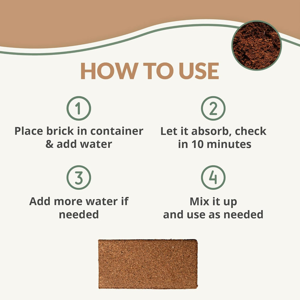 Mycorrhizal Inoculant Powder with Coco Coir Bricks B630934