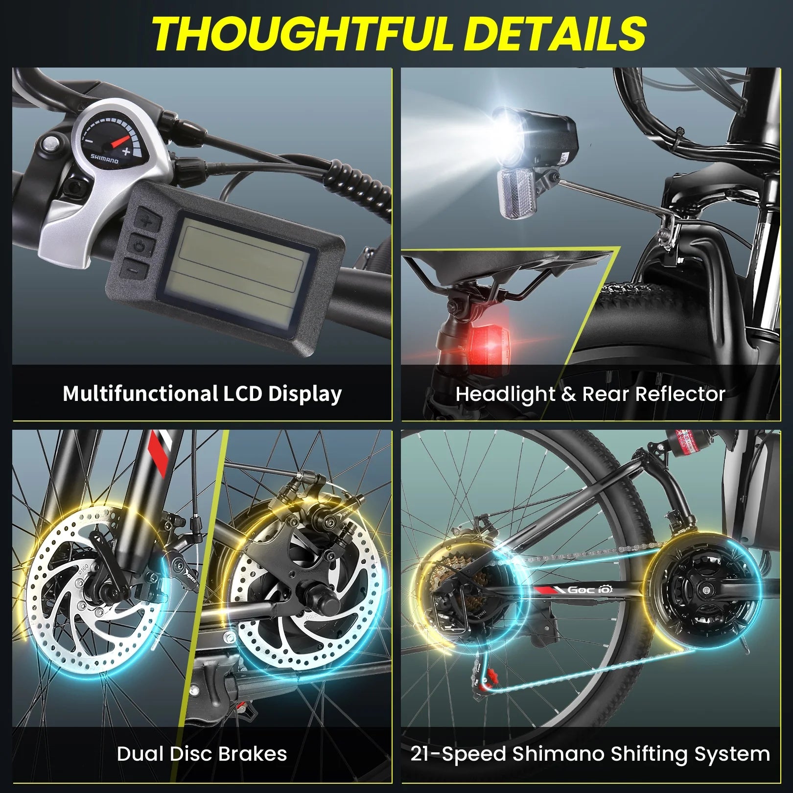 Foldable Electric Bike 500W 26 Inch Full Suspension for Adults F997251
