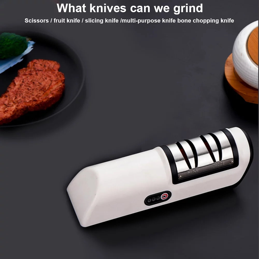 Electric Knife Sharpener 3 Speed Sharpening System A16038